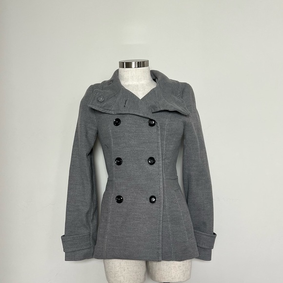 H&M Double Breasted Gray Jacket - Picture 7 of 8